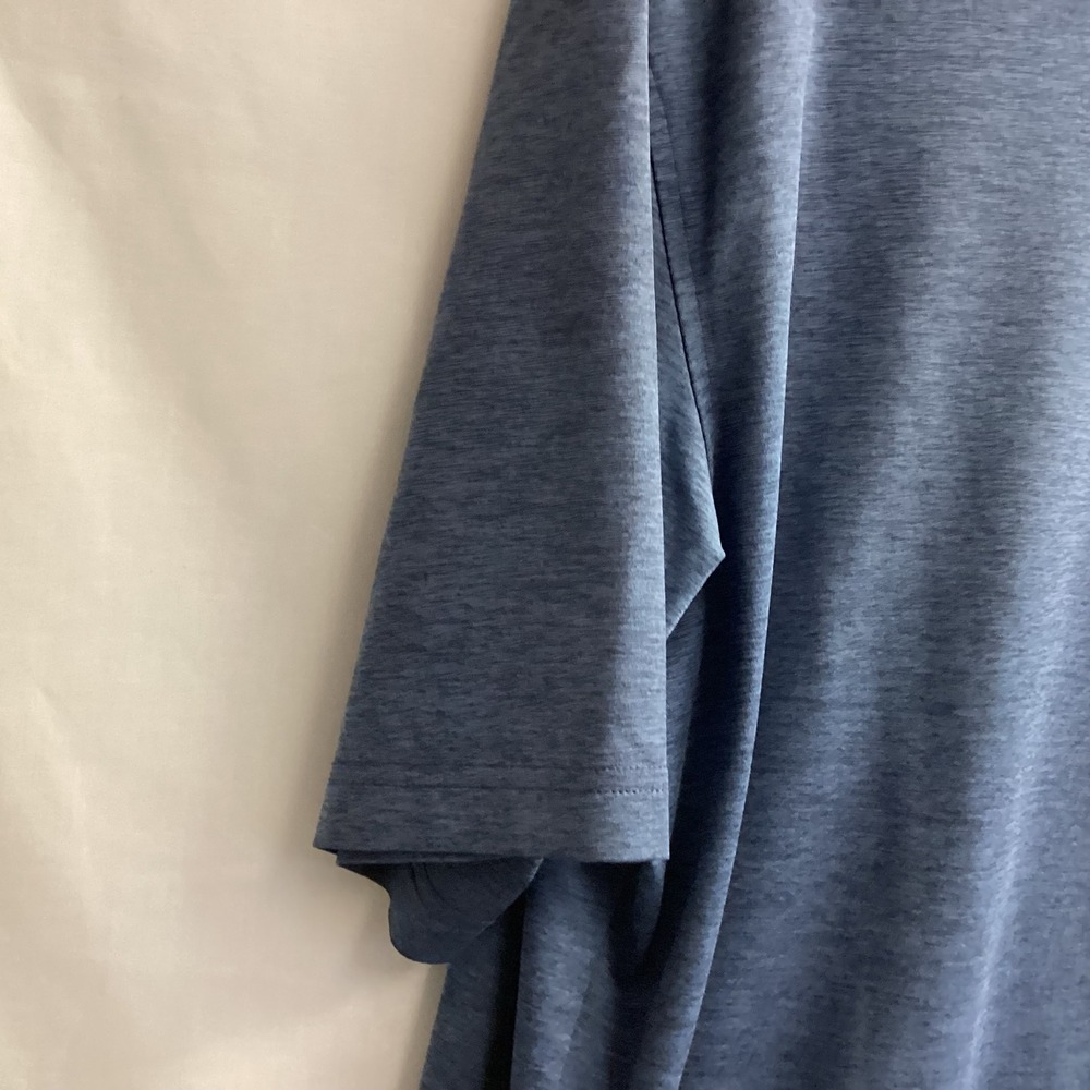 Peter Millar Summer Comfort Polo Shirt Button Up Short Sleeve‎ XL Blue Heathered - Picture 8 of 15